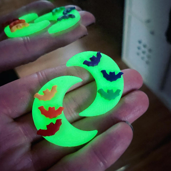 "Batty for Rainbows" Earrings