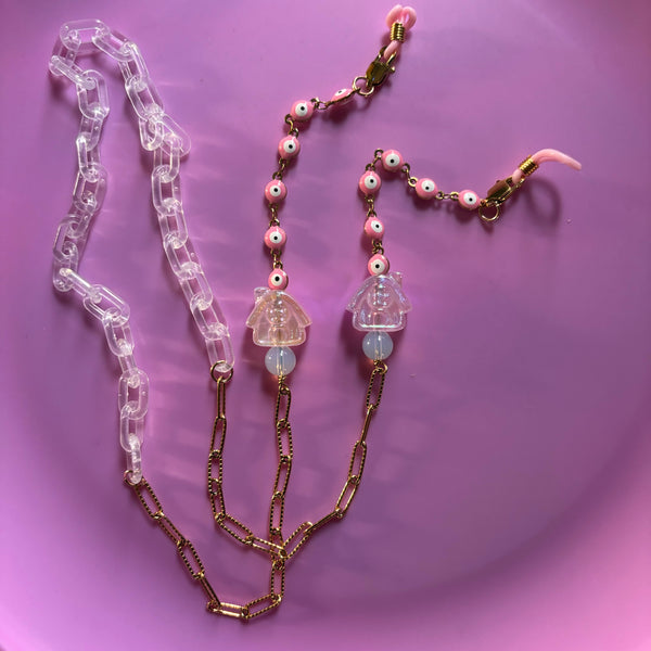 "House Music" Mask/Glasses Chain