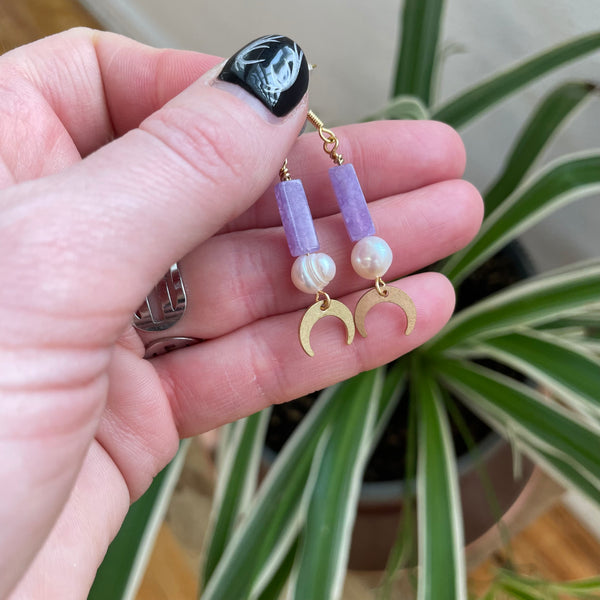"Moon Drop" Earrings