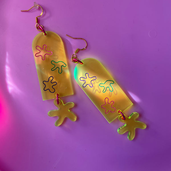 "Dancing Blob" Earrings