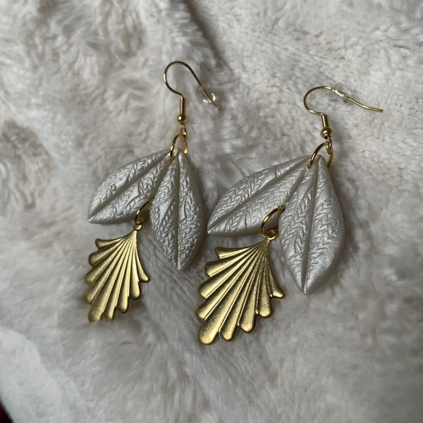 "Frost Boss" Leaf Earrings
