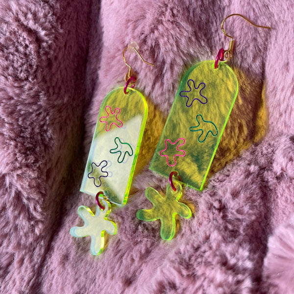 "Dancing Blob" Earrings