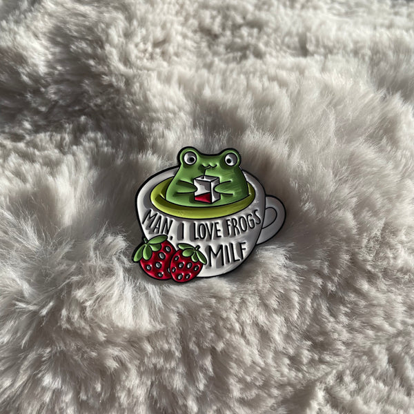"Thirsty Frog" Pins