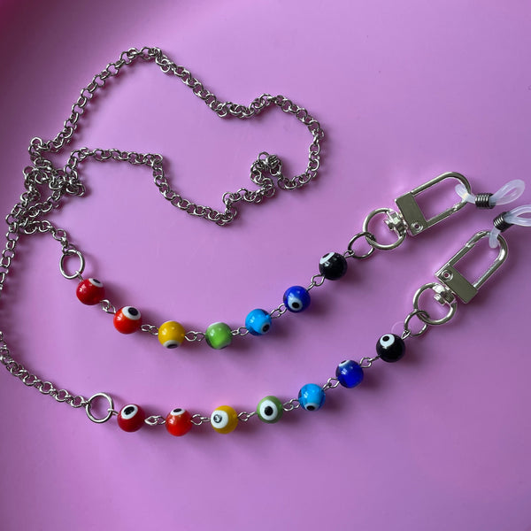 "Eye See A Rainbow" Mask/Glasses Chain