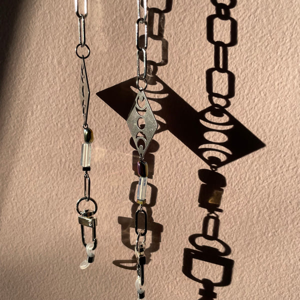 "Diamond Moon" Mask/Glasses Chain