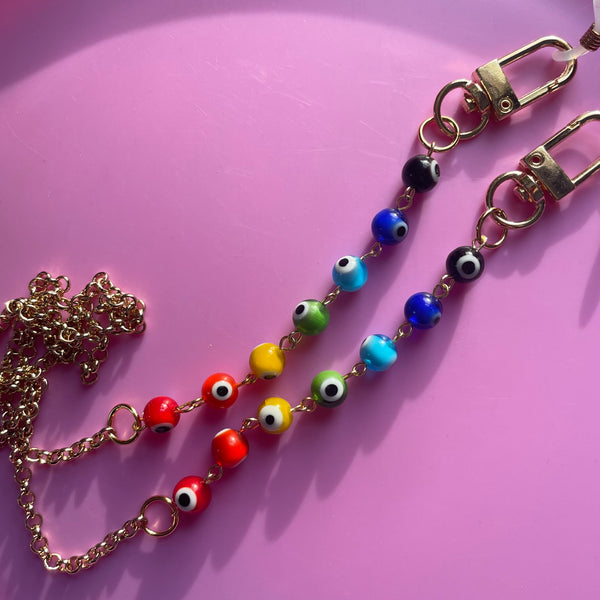 "Eye See A Rainbow" Mask/Glasses Chain
