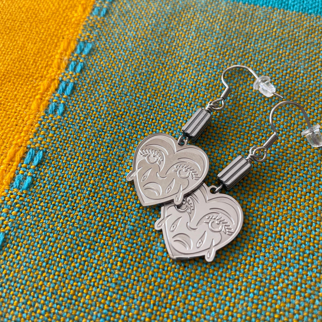 "Crying Hearts" Earrings