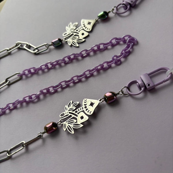 "Day Tripper" Mushroom Mask/Glasses Chain