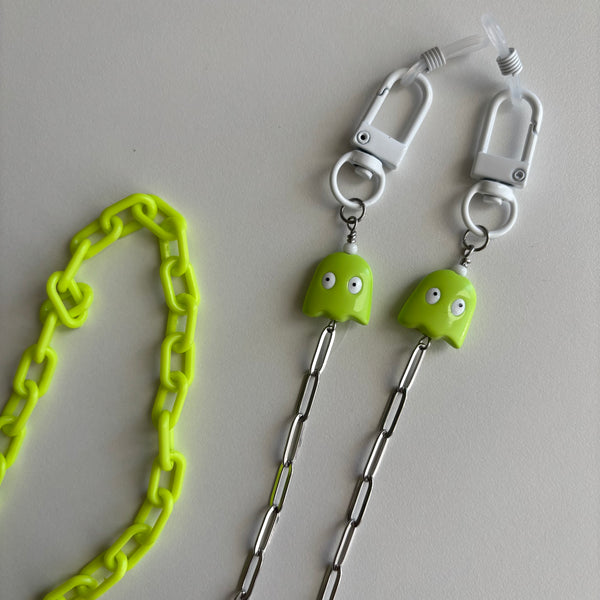 "Ghostie" Mask/Glasses Chain