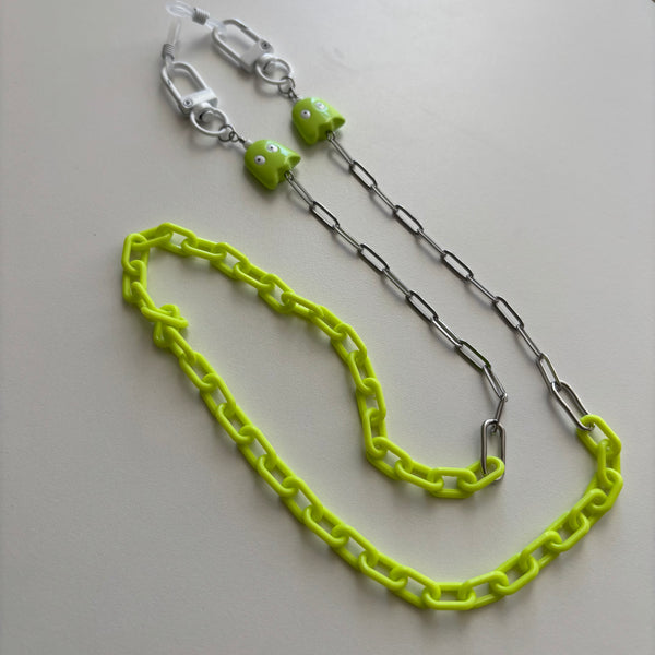 "Ghostie" Mask/Glasses Chain