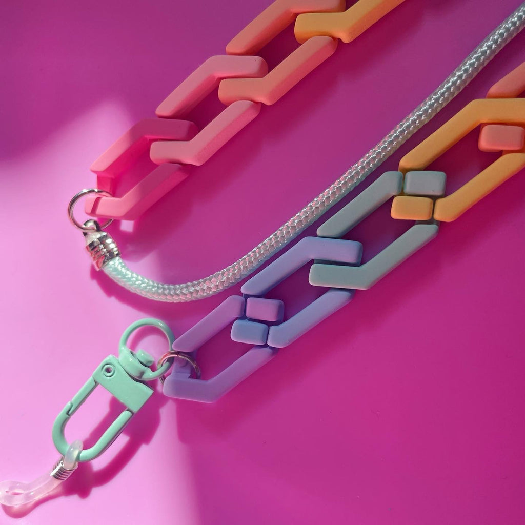 "Pastel Peak" Mask/Glasses Chain