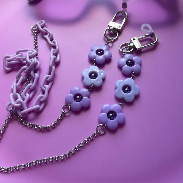 "Groovy Daisy" Mask/Glasses Chain