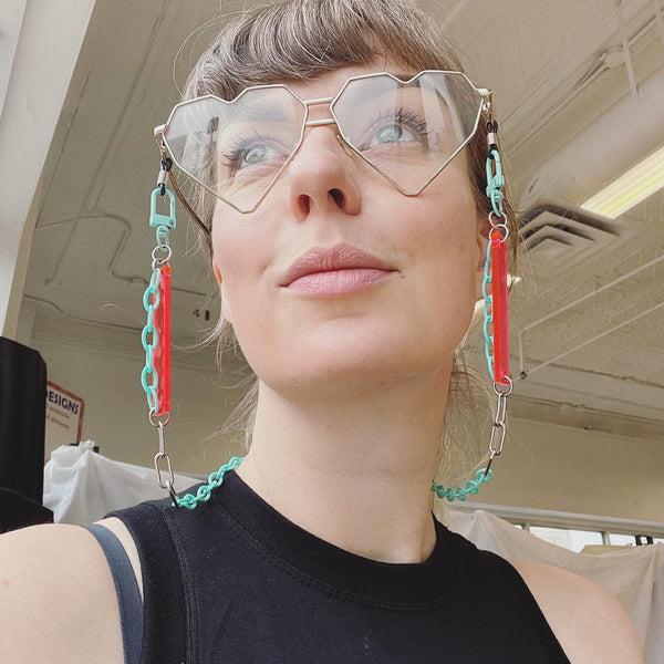 "Ready for This" Mask/Glasses Chain