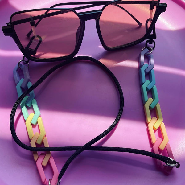 "Pastel Peak" Mask/Glasses Chain