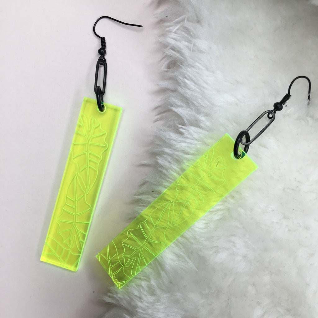 "Plant Bar" Alocasia Earrings