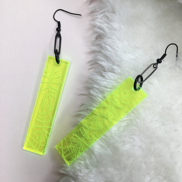 "Plant Bar" Alocasia Earrings
