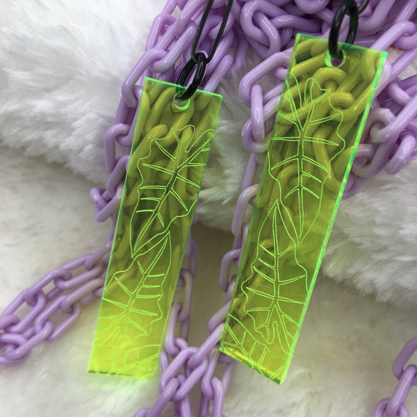 "Plant Bar" Alocasia Earrings