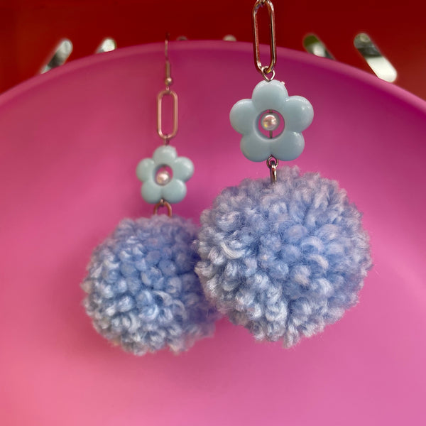 "Poms & Petals" Earrings