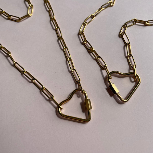 "Carry Me" Heart Necklace