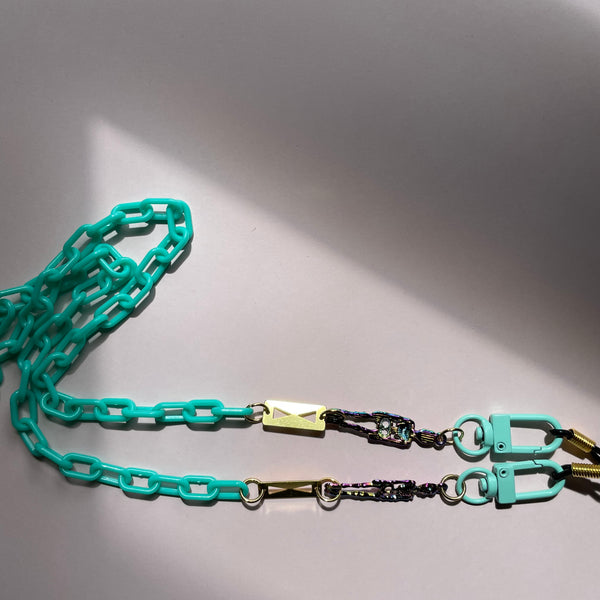 "Oily Boi" Mask and Glasses Chain