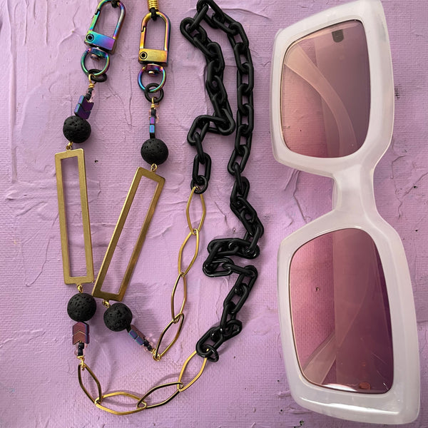 "Easy Decision" Mask/Glasses Chain