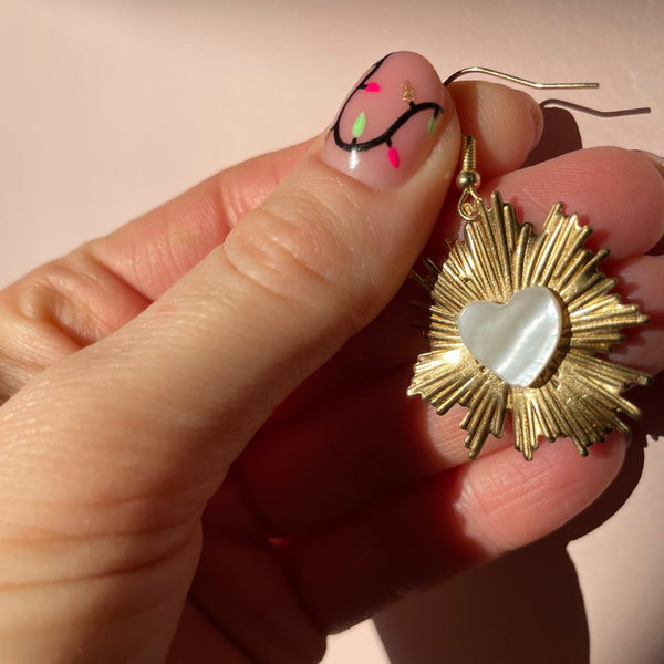 "Bursting with Adoration" Earrings