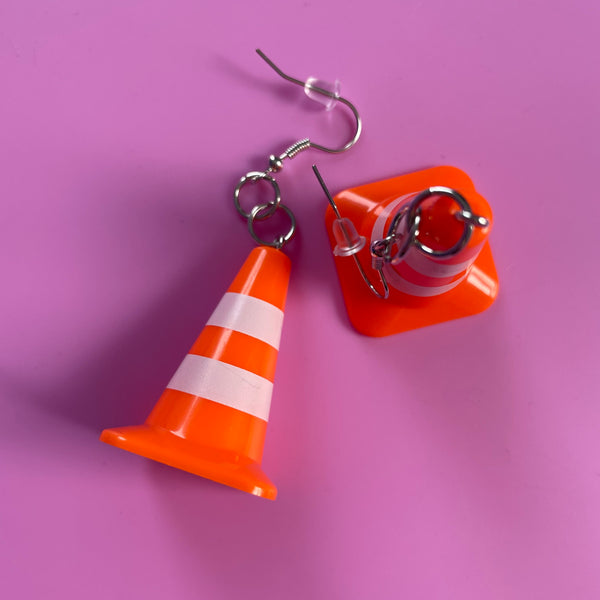 "Safety Third" Earrings