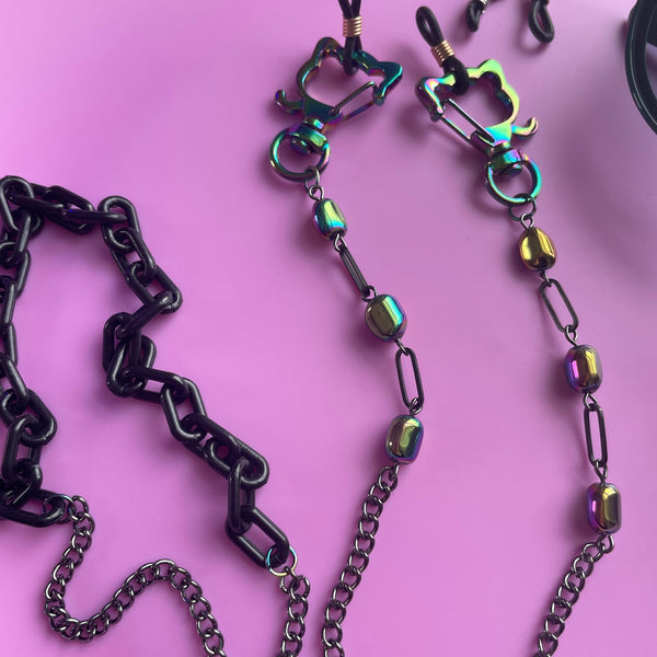 "Catachrome" Mask/Glasses Chain