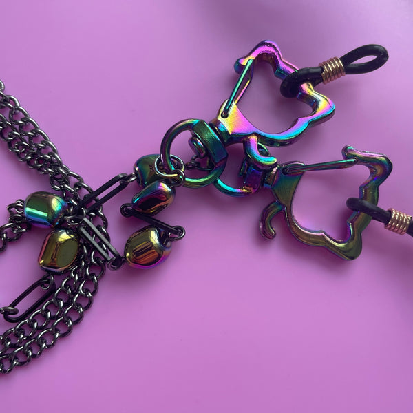 "Catachrome" Mask/Glasses Chain