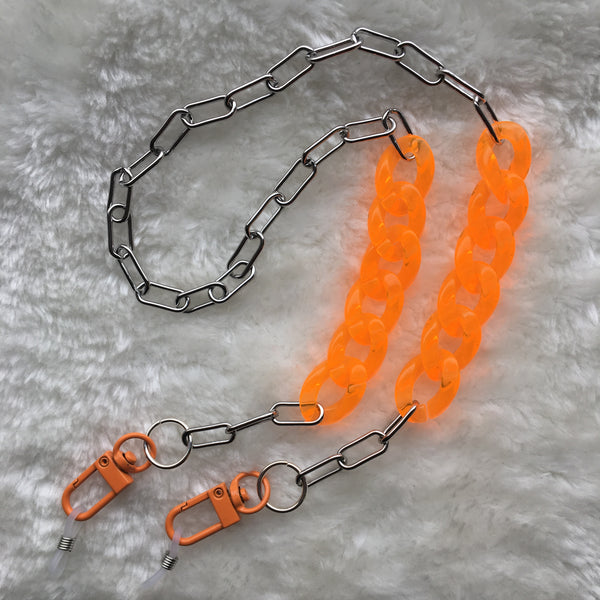 "The Future is Clear" Mask/Glasses Chain