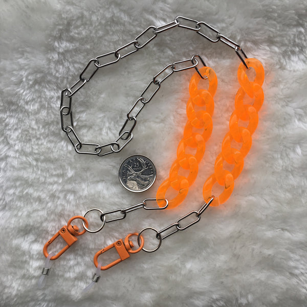 "The Future is Clear" Mask/Glasses Chain