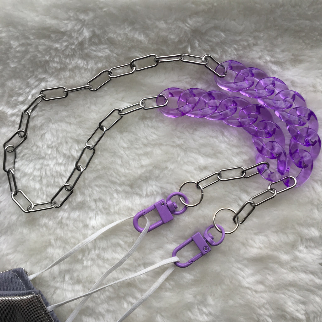 "The Future is Clear" Mask/Glasses Chain