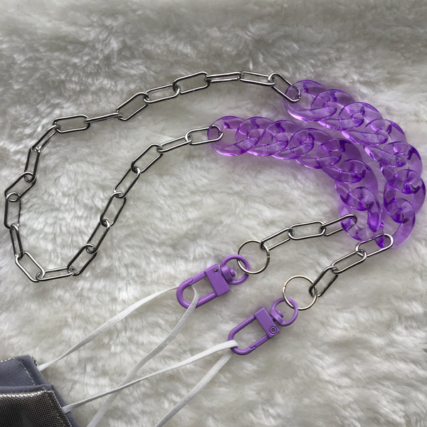 "The Future is Clear" Mask/Glasses Chain