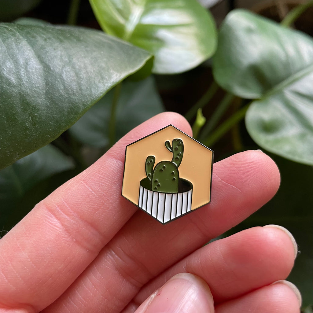 "Cactus" Plant Pin