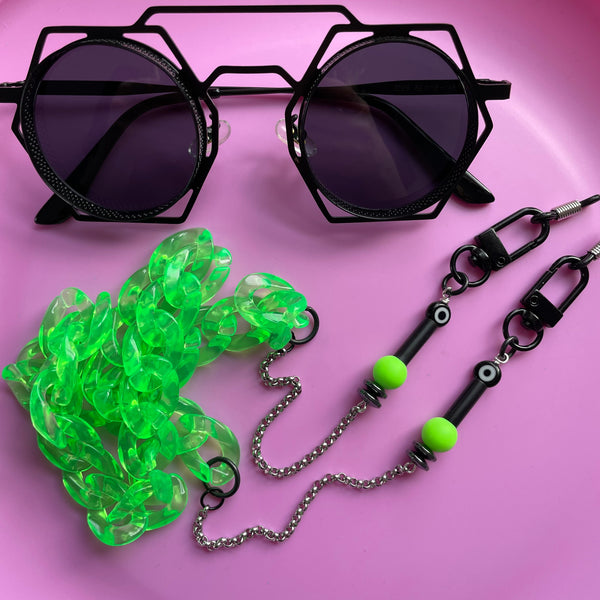 "Comin' For Ya" Mask/Glasses Chain