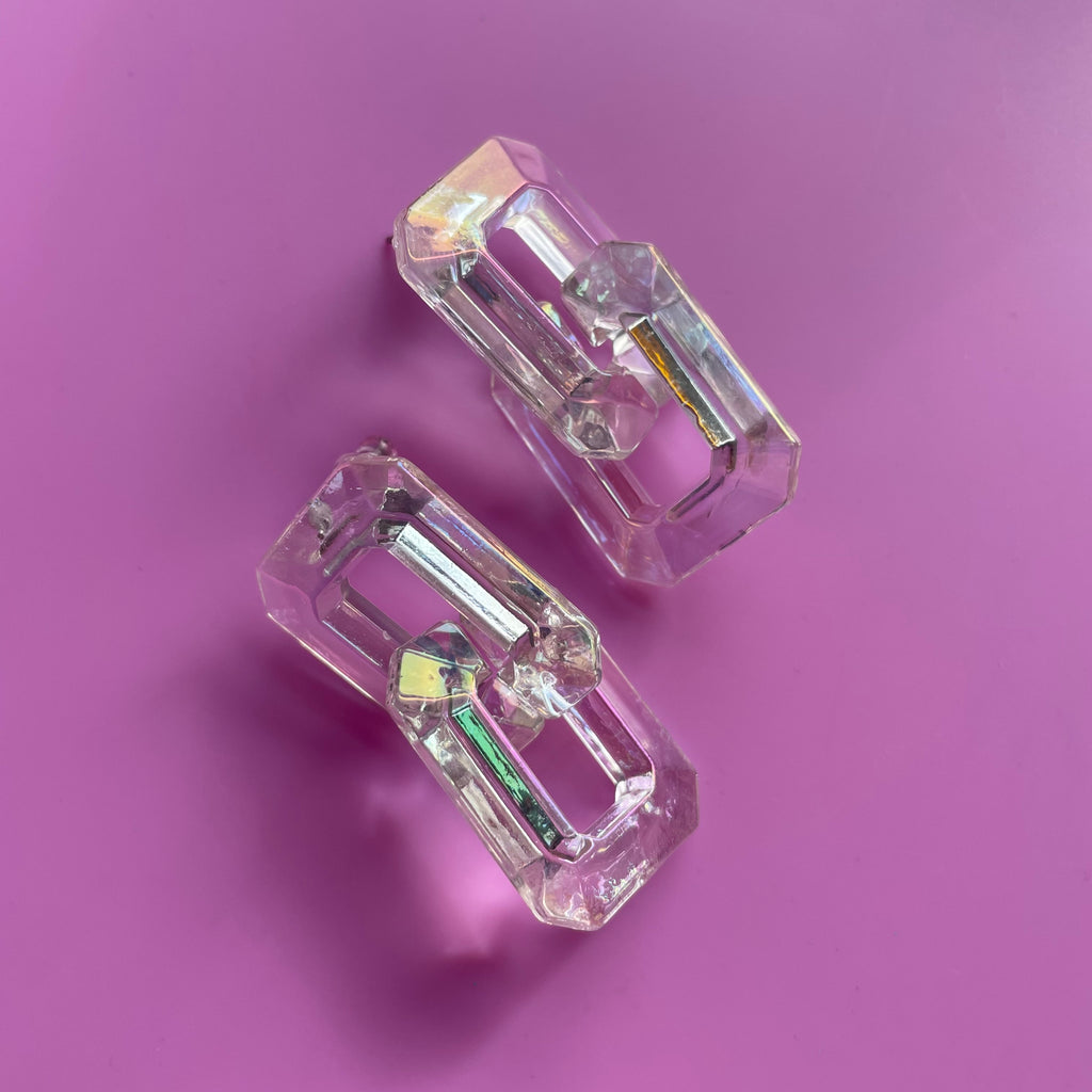 "Rectangle Reflection" Earrings