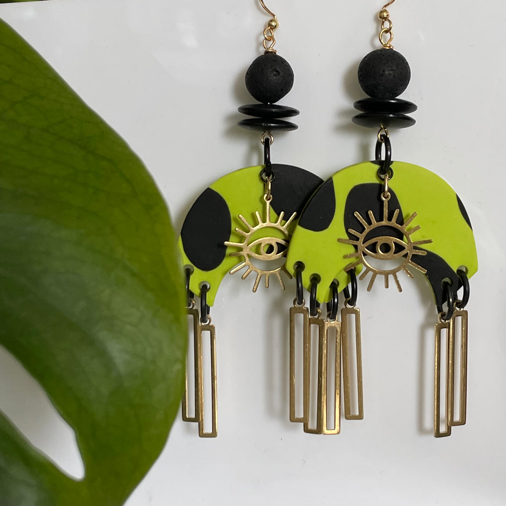 "Wasabi Yourself" Earrings