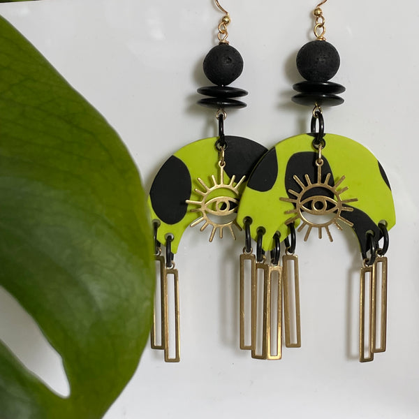"Wasabi Yourself" Earrings