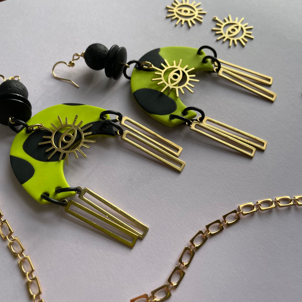 "Wasabi Yourself" Earrings