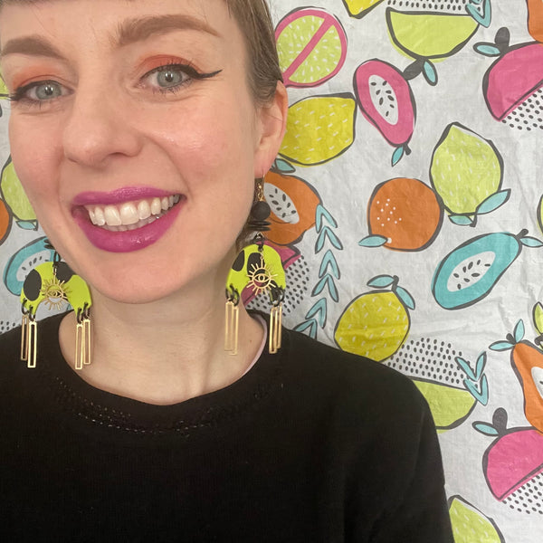 "Wasabi Yourself" Earrings