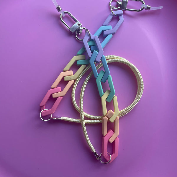 "Pastel Peak" Mask/Glasses Chain