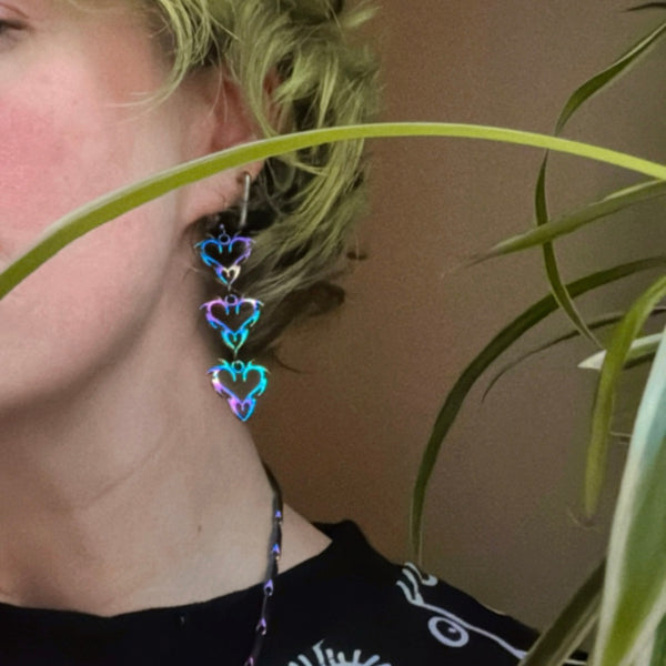 "Triple Thorn" Earrings