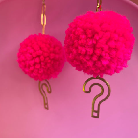 "Pondering Pom" Earrings