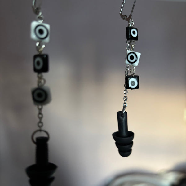 "Eye Trio" Earplug Earrings