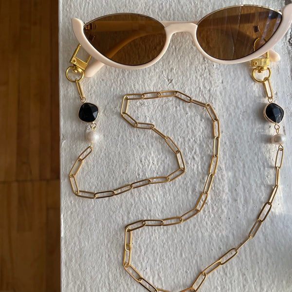 "Poised" Mask/Glasses Chain