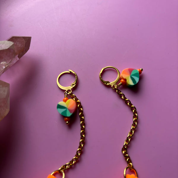 "Love Wins" Earplug Earrings