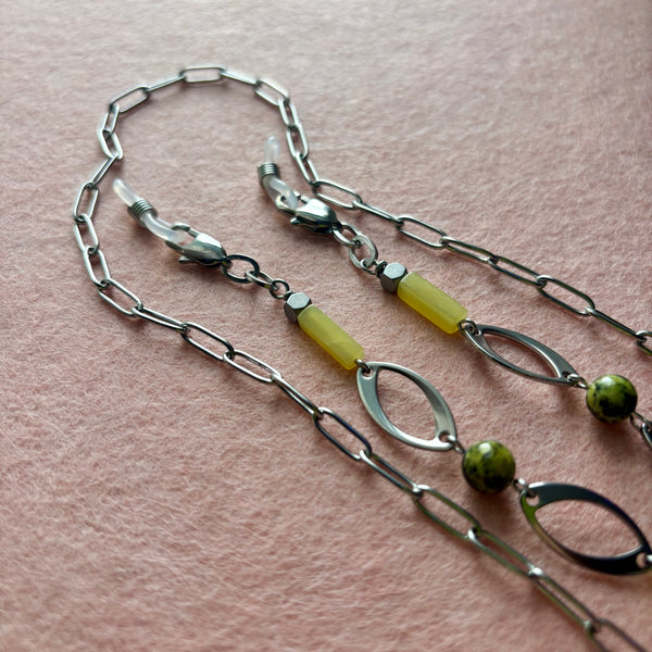 "Steel Directive" Mask/Glasses Chain