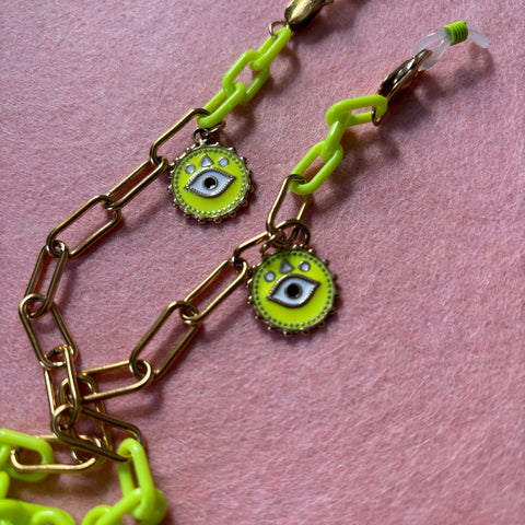 "Neon Vision" Mask/Glasses Chain