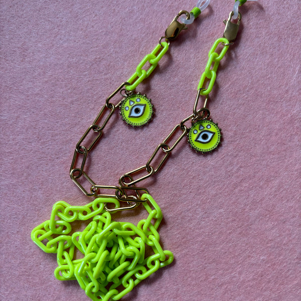 "Neon Vision" Mask/Glasses Chain