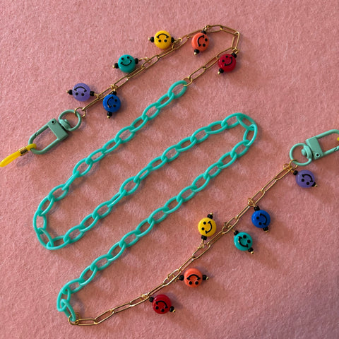 "Happy Rainbow" Mask/Glasses Chain